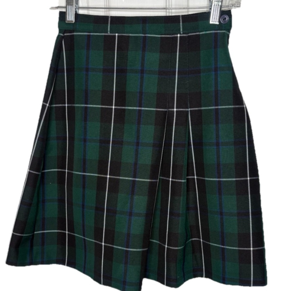 FlynnO’Hara Junior Size 5 Uniform‎ Plaid Skirt — Green & Navy